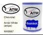 Preview: Chevrolet, Arctic White (stripe), WA9567: 500ml Lackdose, von ATW Autoteile West.